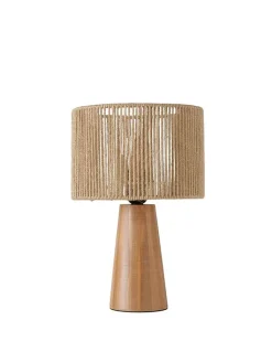 Boltze Tischleuchten<Tischleuchte "Medika" in Beige/ Hellbraun - (H)34 cm