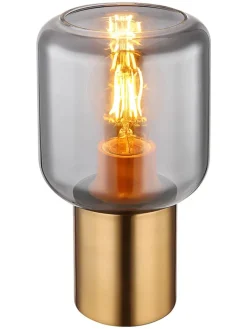 Globo lighting Tischleuchten<Tischleuchte "Ninjo" in Gold - (H)24 x Ø 13 cm