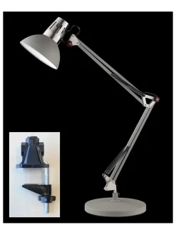 FISCHER & HONSEL Tischleuchten<Tischleuchte "Pit" in Grau - (H)74,5 cm