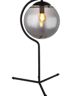 Globo lighting Tischleuchten<Tischleuchte "Porry" in Schwarz - (H)50 x Ø 35 cm