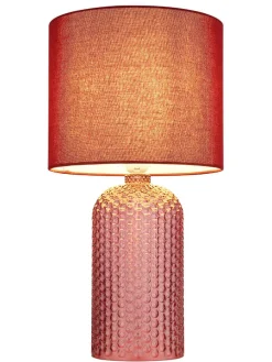 Globo lighting Tischleuchten<Tischleuchte "Sofia" in Orange - (H)50 x Ø 26,5 cm