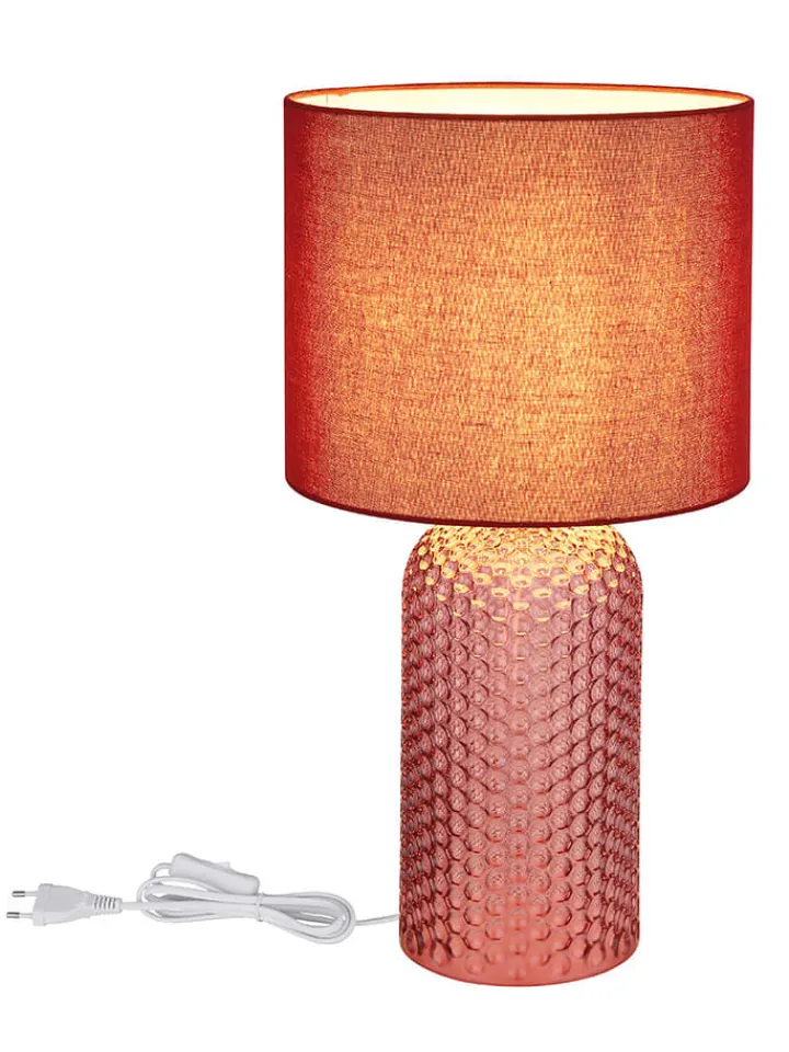 Globo lighting Tischleuchten<Tischleuchte "Sofia" in Orange - (H)50 x Ø 26,5 cm
