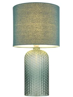 Globo lighting Tischleuchten<Tischleuchte "Sofia" in Petrol - (H)50 x Ø 26,5 cm