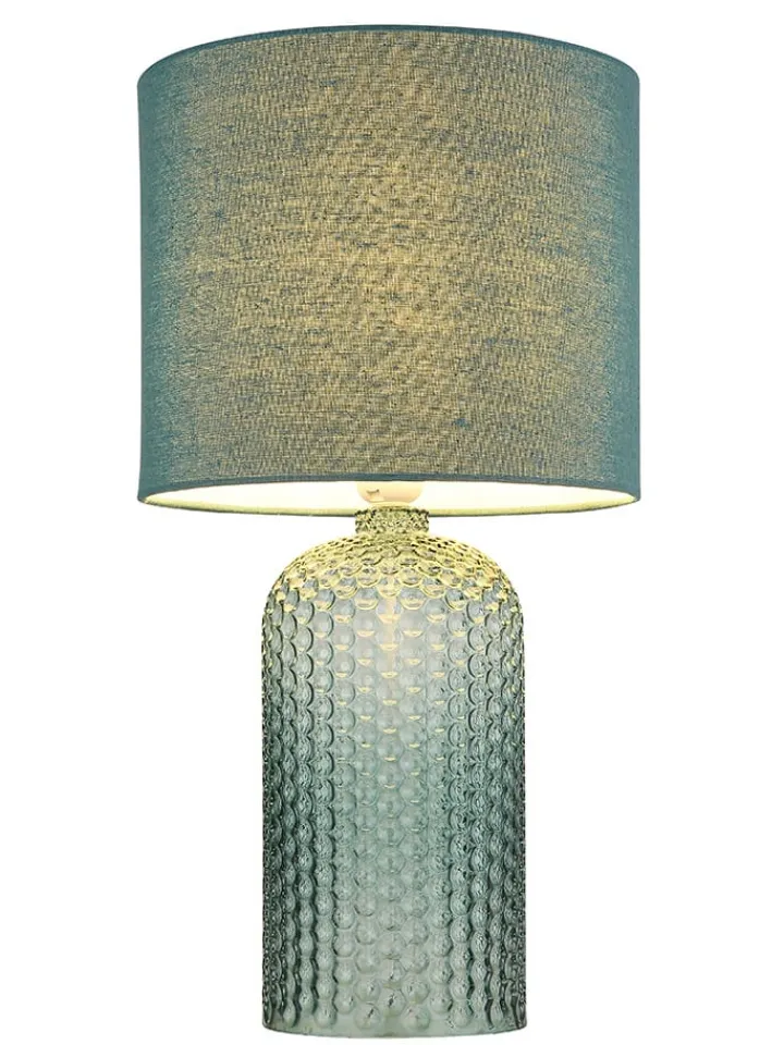 Globo lighting Tischleuchten<Tischleuchte "Sofia" in Petrol - (H)50 x Ø 26,5 cm