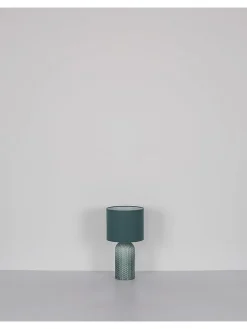 Globo lighting Tischleuchten<Tischleuchte "Sofia" in Petrol - (H)50 x Ø 26,5 cm