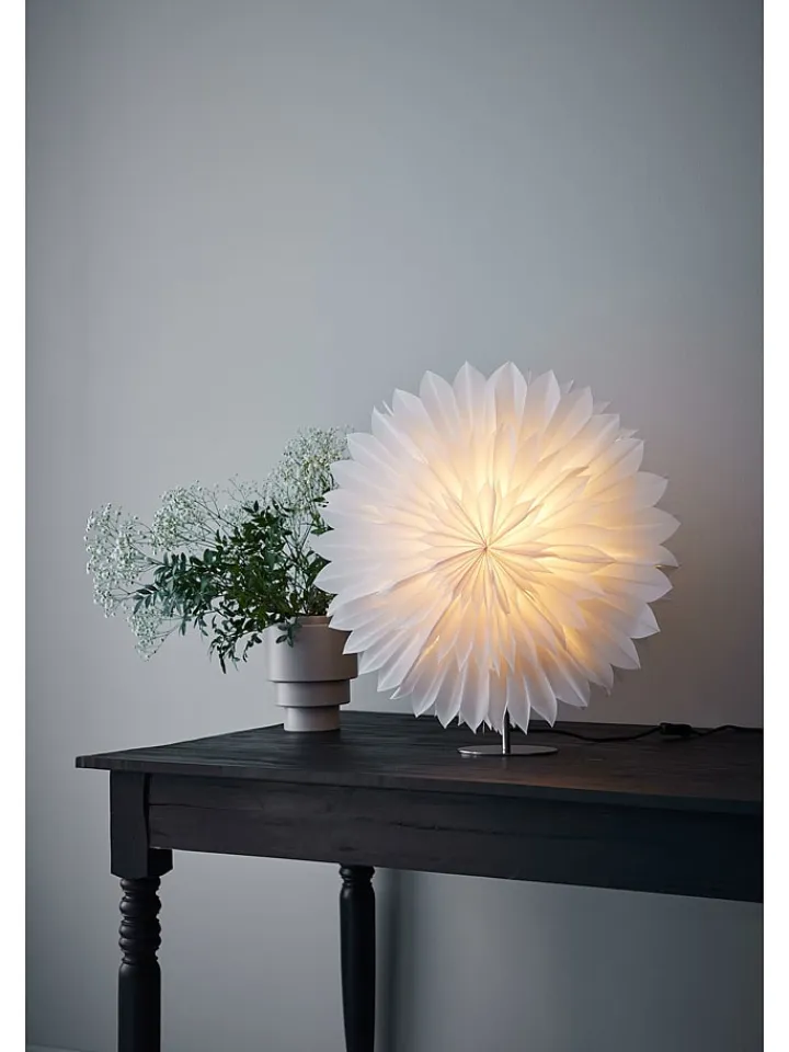 Marksljöd Tischleuchten<Tischleuchte "Solina" in Weiß/ Silber - (B)60 x (H)62 x (T)10 cm