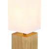 Globo lighting Tischleuchten<Tischleuchte "Valentino" in Hellbraun/ Creme - (H)30 x (T)12 cm