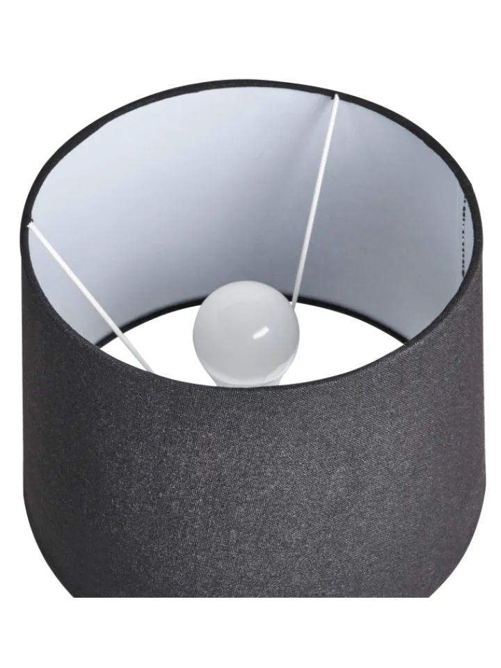 Beliani Stehleuchten<Tischleuchten MONTAGUA in Grau/Schwarz - (W) 28 x (H) 46 x (L) 28 cm