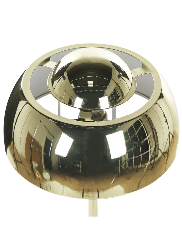 Beliani Stehleuchten<Tischleuchten SENETTE in Gold - (W) 24 x (H) 44 x (L) 24 cm