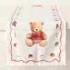 Boltze Küchentextilien|Tisch- & Küchentextilien<Tischläufer "Bailey" in Weiß/ Rot - (L)140 x (B)40 cm