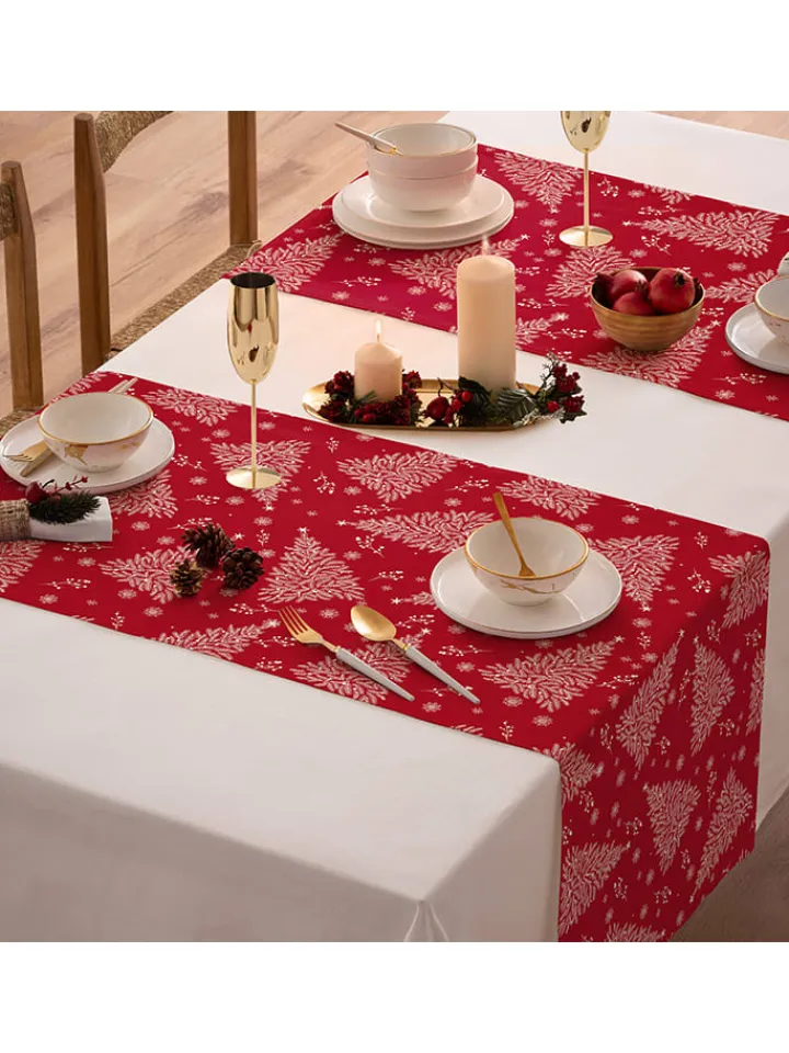 Mint Rugs Tisch- & Küchentextilien|Küchentextilien<Tischläufer "Christmas Bethlem" in Rot