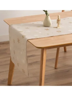 GAMUSI Tisch- & Küchentextilien<Tischläufer ''Flake'' in Beige/ Gold