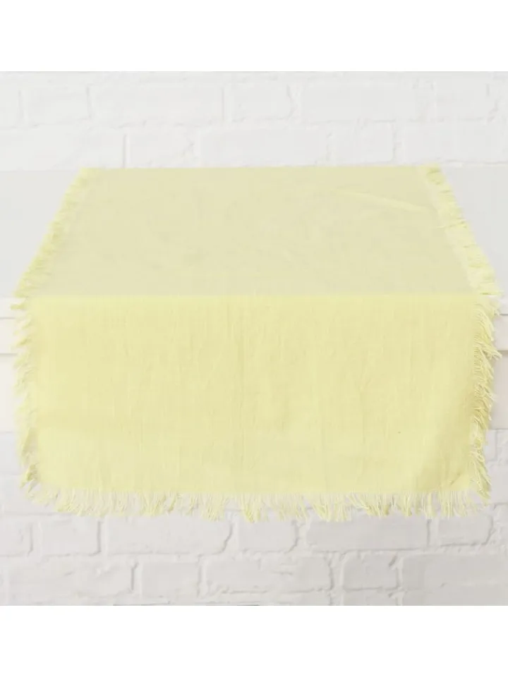 Boltze Küchentextilien|Tisch- & Küchentextilien<Tischläufer "Lenea" in Gelb - (L)140 x (B)40 cm