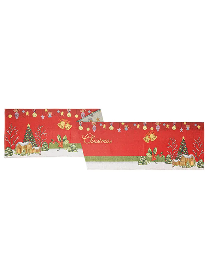 Bizzotto Küchentextilien|Tisch- & Küchentextilien<Tischläufer "Magical" in Rot - (L)183 x (B)33 cm