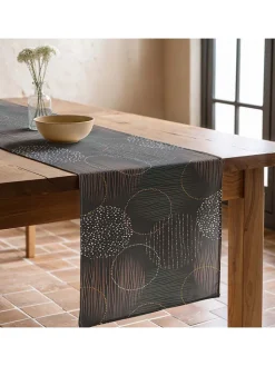 Mint Rugs Tisch- & Küchentextilien|Küchentextilien<Tischläufer "Naroa" in Anthrazit