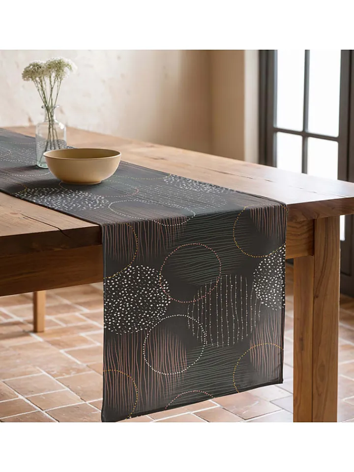 Mint Rugs Tisch- & Küchentextilien|Küchentextilien<Tischläufer "Naroa" in Anthrazit