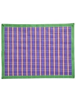 Rice Tisch- & Küchentextilien<Tischset in Lila/ Grün - (L)32 x (B)42 cm