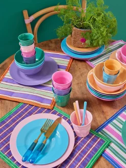 Rice Tisch- & Küchentextilien<Tischset in Lila/ Grün - (L)32 x (B)42 cm