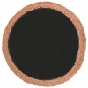 Villa d´Este Küchentextilien<Tischset in Schwarz - Ø 38 cm