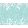 cover-your-desk.de Tisch- & Küchentextilien<Tischsets I Platzsets abwaschbar - Florales Muster in Mint - aus erstklassigem Vinyl (Kunststoff Ð BPA-frei) - 4 Stück - 44 x 32 cm - rutschfeste Tischdekoration