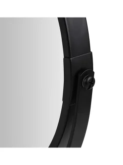 Homla Spiegel<Tischspiegel "Makeda" in Schwarz - (B)21,5 x (H)23 x (T)12 cm