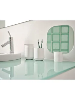 Zone Denmark Spiegel<Tischspiegel "Time" in Weiß - (B)20 x (H)26,5 x (T)6 cm