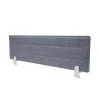 MCW Paravents<Tischtrennwand G76, 100x30cm grau