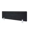 MCW Paravents<Tischtrennwand G76, 100x30cm schwarz