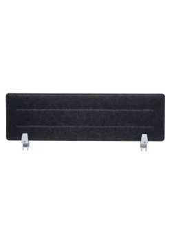 MCW Paravents<Tischtrennwand G76, 100x30cm schwarz