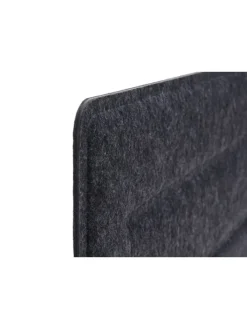 MCW Paravents<Tischtrennwand G76, 100x30cm schwarz
