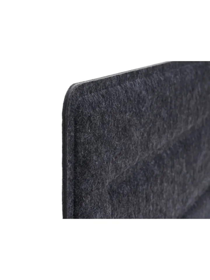 MCW Paravents<Tischtrennwand G76, 100x30cm schwarz