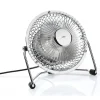 Cilio Klima & Haushalt<Tischventilator "Vento" in Silber - (H)14,5 cm