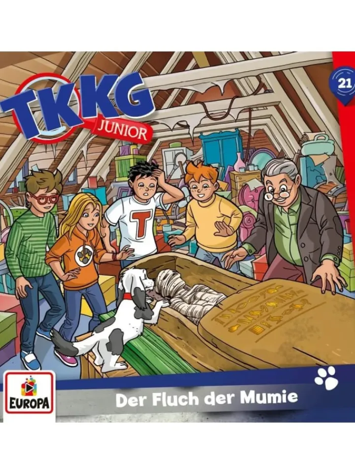 United Soft Media Hörbücher<TKKG Junior - Der Fluch der Mumie,1 Audio-CD