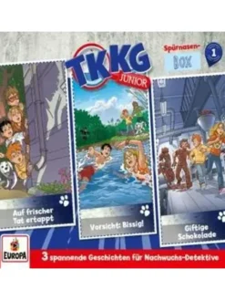 United Soft Media Hörbücher<TKKG Junior 3er Box 01 Folgen 1-3 (3 Audio-CD's)