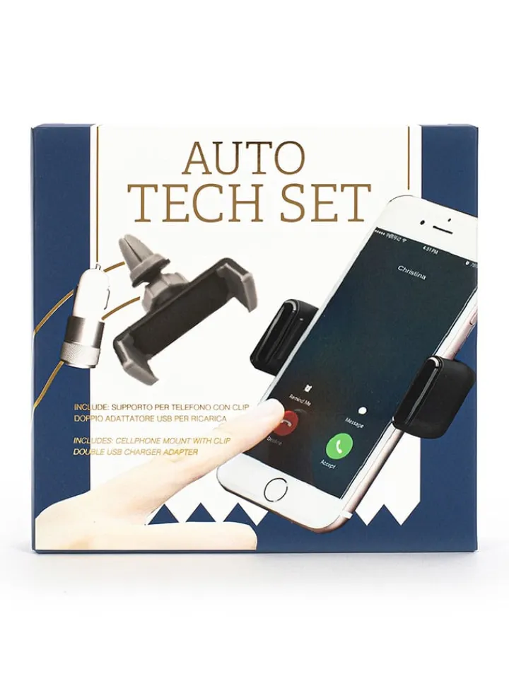 Tri-Coastal Design Technikzubehör<2tlg. Autozubehör-Set in Schwarz