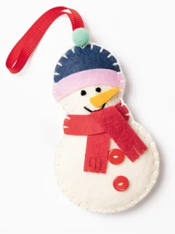 folia PAPER Kreativbedarf & Do-It-Yourself<14tlg. Bastelset "Mini Filzinies Schneemann" - ab 8 Jahren