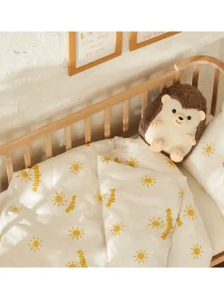 BELLA MAISON Kindermöbel<3tlg. Bettwäscheset "Hello" in Weiß/ Gelb