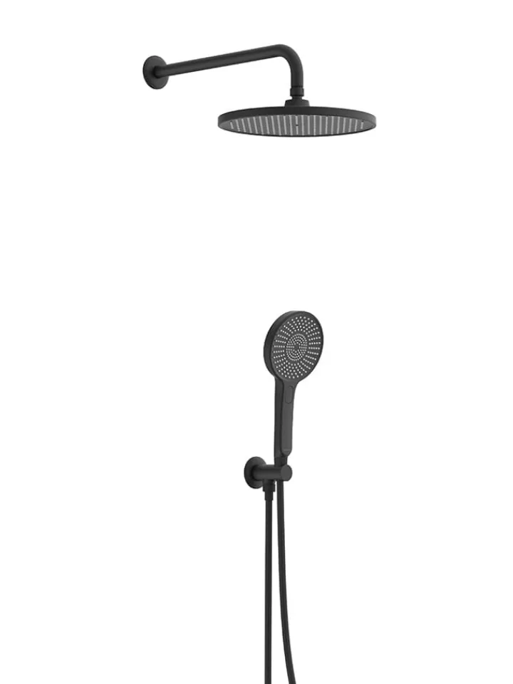 Schütte Badarmaturen<5tlg. Brause-Set ''Karibik'' in Schwarz