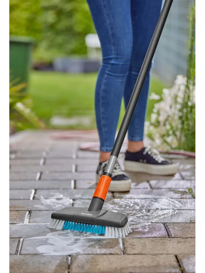 Gardena Gartendekoration<3tlg. Cleansystem-Set mit Stiel "Hard" in Schwarz