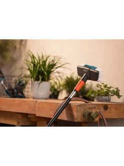 Gardena Gartendekoration<3tlg. Cleansystem-Set mit Stiel "Hard" in Schwarz