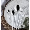 Violeta Home Gedeckter Tisch<30tlg. Edelstahl-Besteckset