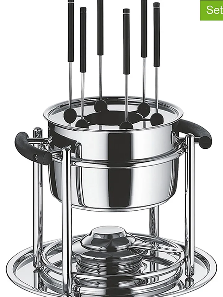 WMF Küchenelektronik<10tlg. Edelstahl-Fondue-Set "Party Allegro"