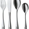 Silit Gedeckter Tisch<4tlg. Edelstahl-Kinderbesteck-Set "Pezzy"