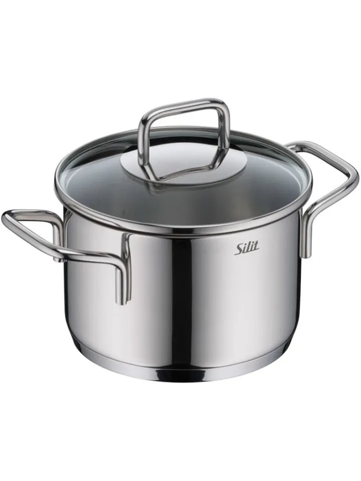 Silit Kochgeschirr<9tlg. Edelstahl-Kochgeschirr-Set "Extra Cook"