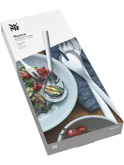 WMF Aufbewahren & Servieren|Gedeckter Tisch<4tlg. Edelstahl-Servierbesteck-Set ''Nuova 233''