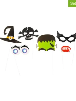 CHAKS Partyzubehör & -Dekoration<6tlg. Foto-Accessoiresset "Halloween" in Bunt