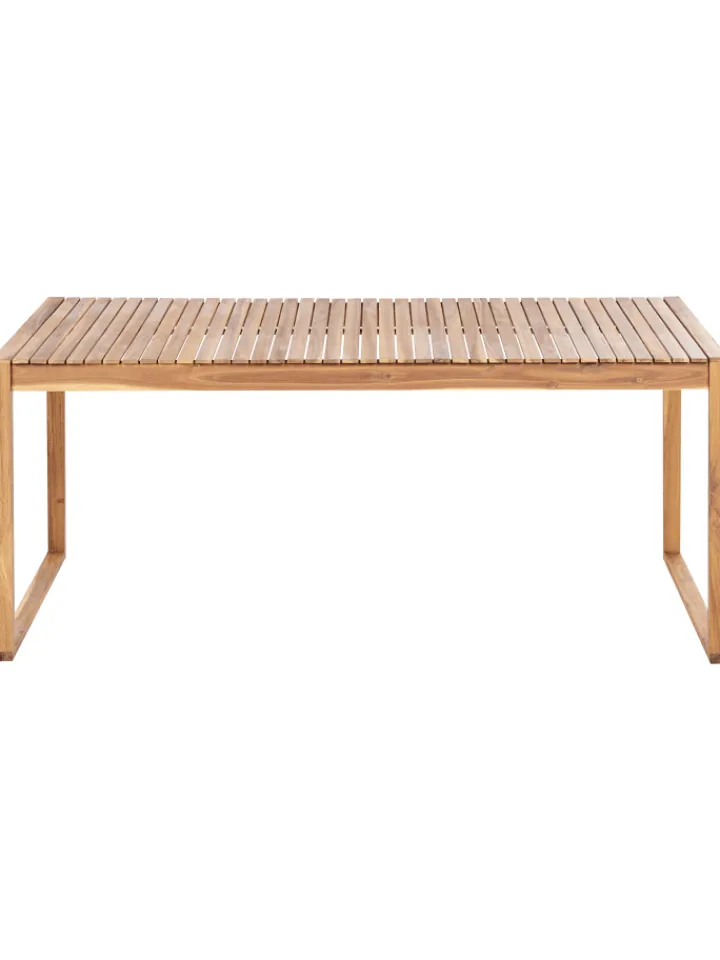 Beliani Gartenmöbel<17-tlg Gartentisch Set SASSARI PREMIUM in Braun/Grau