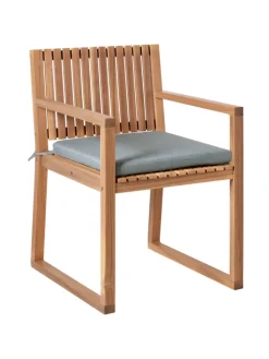 Beliani Gartenmöbel<17-tlg Gartentisch Set SASSARI PREMIUM in Braun/Grau