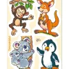 Lutz Mauder Partyzubehör & -Dekoration<12tlg. Geschenk-Set "Fensterbild Wildtiere" in Bunt