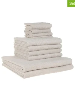 avance Badtextilien|Badtextilien<10tlg. Handtuch-Set in Creme
